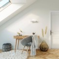 LAMPAMI - lampa ścienna biała, kinkiet nowoczesny, biała lampa na ścianę