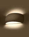LAMPAMI - lampa ścienna biała, kinkiet nowoczesny, biała lampa na ścianę