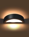 LAMPAMI - lampa ścienna czarna, kinkiet nowoczesny, czarna lampa na ścianę