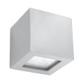 LAMPAMI - lampa ścienna szara, kinkiet nowoczesny, szara lampa na ścianę