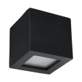 LAMPAMI - lampa ścienna czarna, kinkiet nowoczesny czarna, czarna lampa na ścianę