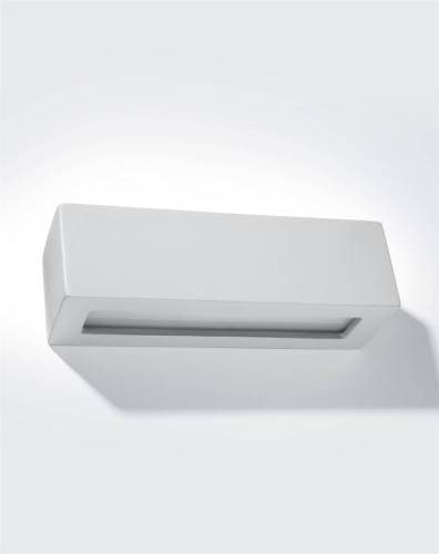 LAMPAMI - lampa ścienna szara, kinkiet nowoczesny, szara lampa na ścianę