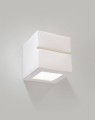LAMPAMI - lampa ścienna biała, kinkiet nowoczesny biały, biała lampa na ścianę