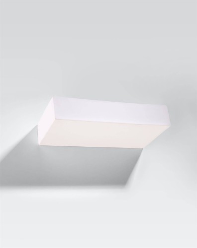 LAMPAMI - lampa ścienna biała, kinkiet nowoczesny biały, biała lampa na ścianę