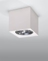 LAMPAMI - lampa sufitowa biała, lampa tuba sufitowa biała, lampa tuba biała, lampa do kuchni