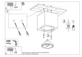 LAMPAMI - lampa sufitowa biała szkic