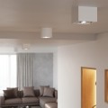 LAMPAMI - lampa sufitowa biała, lampa tuba sufitowa biała, lampa tuba biała, lampa do kuchni