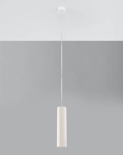 LAMPAMI - lampa sufitowa biała, lampa nad stół, biała lampa wisząca, lampa do kuchni