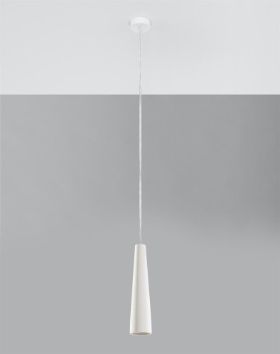 LAMPAMI - lampa sufitowa biała, lampa nad stół, biała lampa wisząca, lampa do kuchni