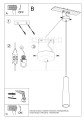 LAMPAMI - lampa sufitowa biała szkic