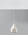LAMPAMI - lampa sufitowa biała, lampa nad stół, biała lampa wisząca, lampa do kuchni
