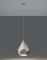 LAMPAMI - lampa sufitowa biała, lampa nad stół, biała lampa wisząca, lampa do kuchni