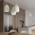 LAMPAMI - lampa sufitowa biała, lampa nad stół, biała lampa wisząca, lampa do kuchni