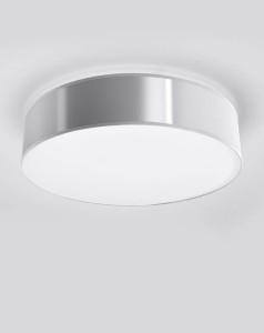 Plafon sufitowy okrągły 25 cm 1xE27 ARENA szara
