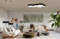 LAMPAMI - lampa sufitowa czarna, lampa nad stół, czarna lampa do salonu, lampa do kuchni