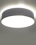 Plafon sufitowy okrągły 55 cm 4xE27 ARENA szary
