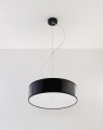 LAMPAMI - lampa sufitowa czarna, lampa nad stół, czarna lampa wisząca, lampa do kuchni
