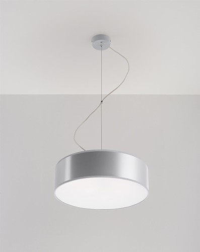 LAMPAMI - lampa sufitowa szara, lampa nad stół, szara lampa wisząca, lampa do kuchni