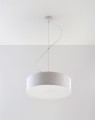 LAMPAMI - lampa sufitowa biała, lampa nad stół, biała lampa wisząca, lampa do kuchni