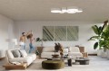 LAMPAMI - lampa sufitowa biała, lampa nad stół, biała lampa wisząca, lampa do kuchni