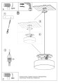 LAMPAMI - lampa sufitowa biała szkic