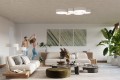 LAMPAMI - lampa sufitowa biała, lampa nad stół, biała lampa wisząca, lampa do kuchni