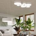 LAMPAMI - lampa sufitowa biała, lampa nad stół, biała lampa wisząca, lampa do kuchni