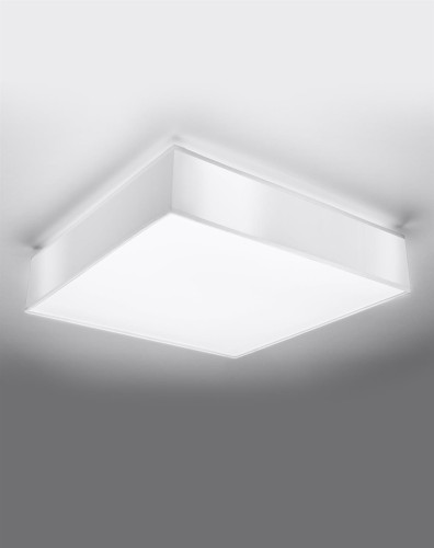 LAMPAMI - lampa sufitowa do salonu, biały plafon nowoczesny, lampa do sypialni