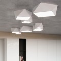 LAMPAMI - lampa sufitowa do salonu, biały plafon nowoczesny, lampa do sypialni