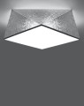 LAMPAMI - lampa sufitowa do salonu, biały plafon nowoczesny, lampa do sypialni