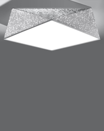 LAMPAMI - lampa sufitowa do salonu, biały plafon nowoczesny, lampa do sypialni