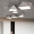 LAMPAMI - lampa sufitowa do salonu, biały plafon nowoczesny, lampa do sypialni