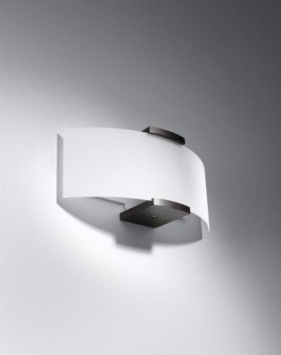 LAMPAMI - lampa ścienna do salonu, biały kinkiet nowoczesny, lampa do sypialni