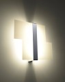 LAMPAMI - lampa ścienna do salonu, biały kinkiet nowoczesny, lampa do sypialni