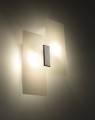 LAMPAMI - lampa ścienna do salonu, biały kinkiet nowoczesny, lampa do sypialni