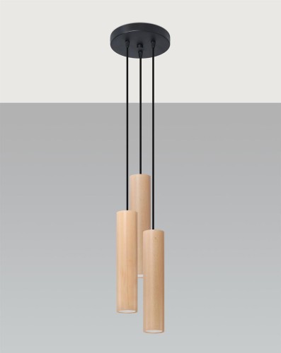 LAMPAMI - lampa drewniana, lampa nad stół drewniana, lampa sufitowa drewniana
