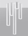 LAMPAMI - lampa sufitowa biała, tuby wiszące, lampa do kuchni, lampa biała tuba