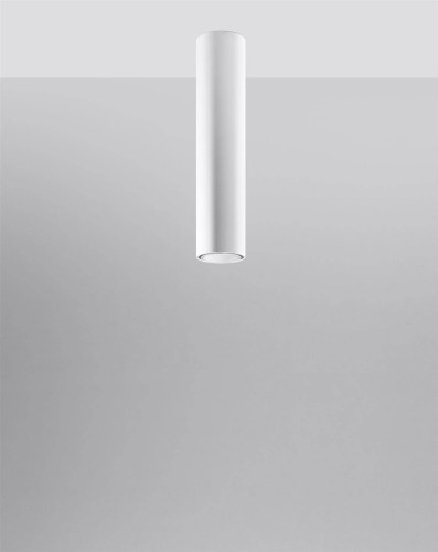 LAMPAMI - lampa sufitowa biała, tuby wiszące, lampa do kuchni, lampa biała tuba