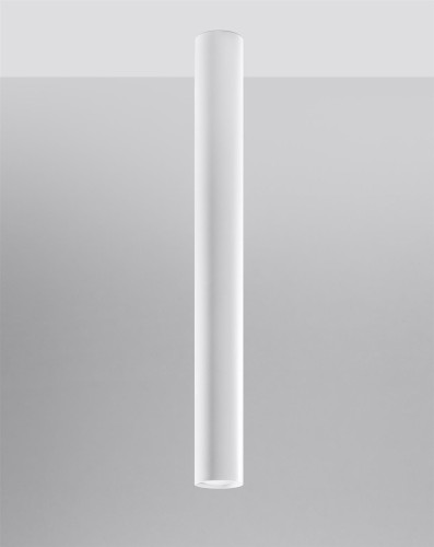 LAMPAMI - lampa sufitowa biała, tuby wiszące, lampa do kuchni, lampa biała tuba