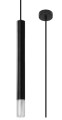 LAMPAMI - lampa sufitowa czarna, tuby wiszące, lampa do kuchni, lampa czarna tuba