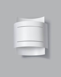 Nowoczesny kinkiet biały metalowy HESTIA