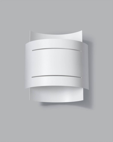 LAMPAMI - lampa ścienna biała, kinkiet do sypialni, biała lampa do salonu, kinkiet korytarz