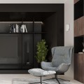LAMPAMI - lampa ścienna biała, kinkiet do sypialni, biała lampa do salonu, kinkiet korytarz