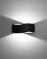 LAMPAMI - lampa ścienna czarna, kinkiet do sypialni, czarna lampa do salonu, kinkiet korytarz