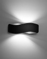 LAMPAMI - lampa ścienna czarna, kinkiet do sypialni, czarna lampa do salonu, kinkiet korytarz