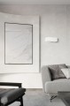 LAMPAMI - lampa ścienna biała, kinkiet do sypialni, biała lampa do salonu, kinkiet korytarz