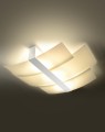 LAMPAMI - lampa sufitowa szklana, lampa do sypialni, biała lampa do salonu