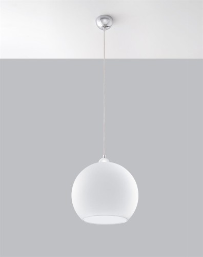 LAMPAMI - lampa wisząca biała, lampa do jadalni, lampa nad stół