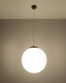 LAMPAMI - lampa wisząca biała ze złotym, lampa do jadalni, lampa nad stół
