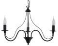 LAMPAMI - żyrandol do salonu, żyrandol świecznikowy, żyrandol czarny, lampa nad stół